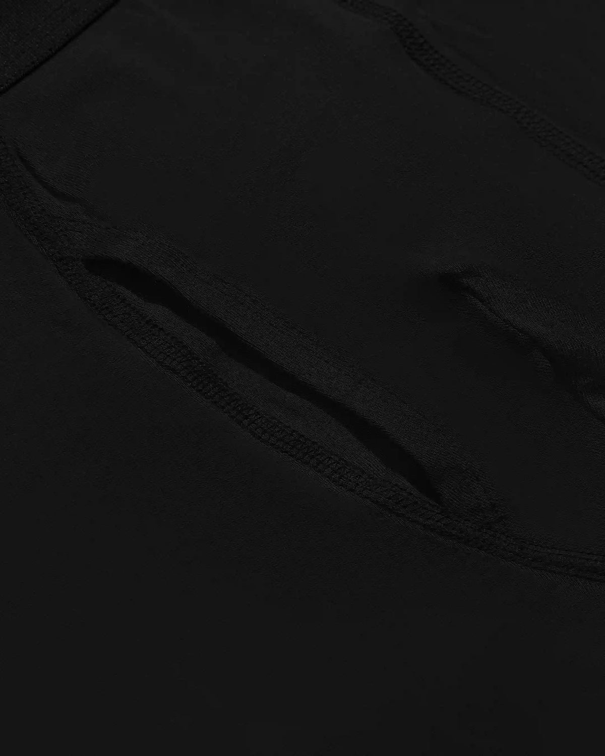 Black Boxer Trunks W/ Fly 6-Pack