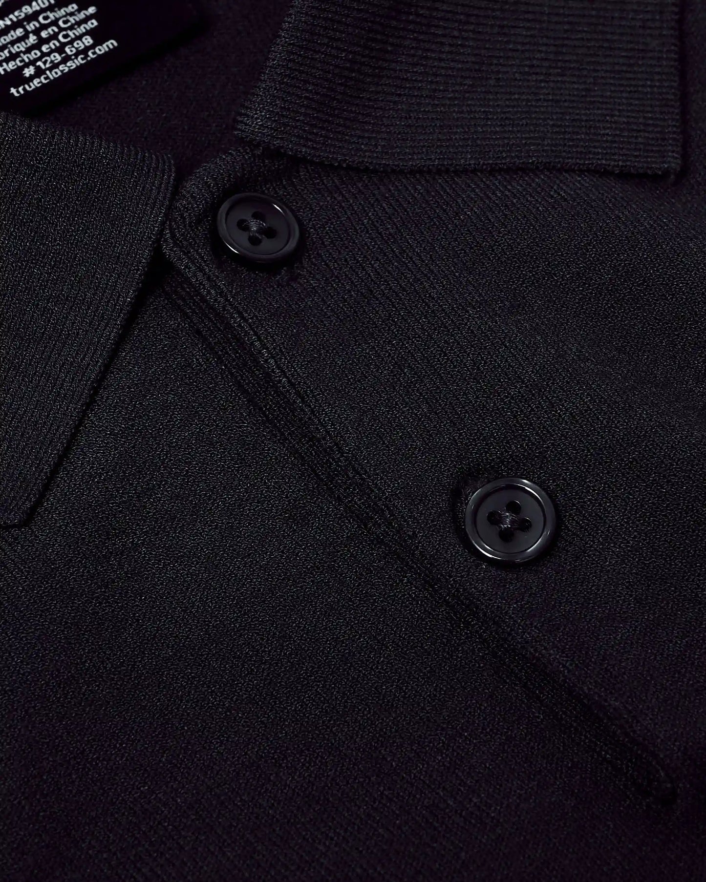 Black Dressy Polo