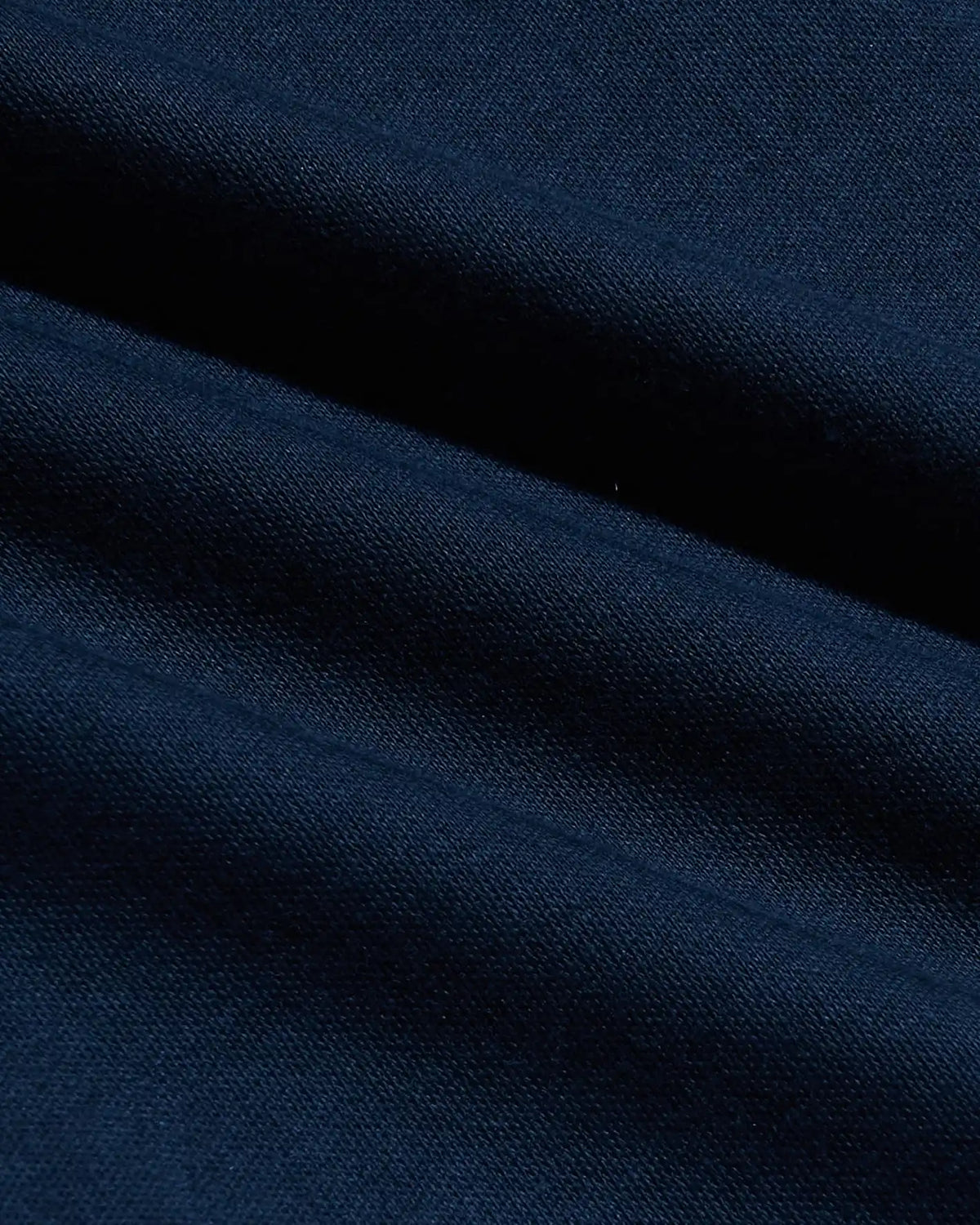 Navy Pima Cotton Blend Crew