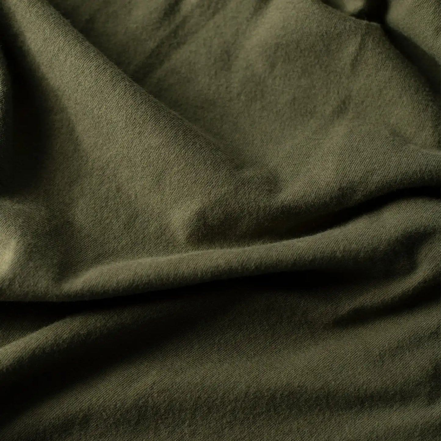 Military Green Classic Long Sleeve Henley