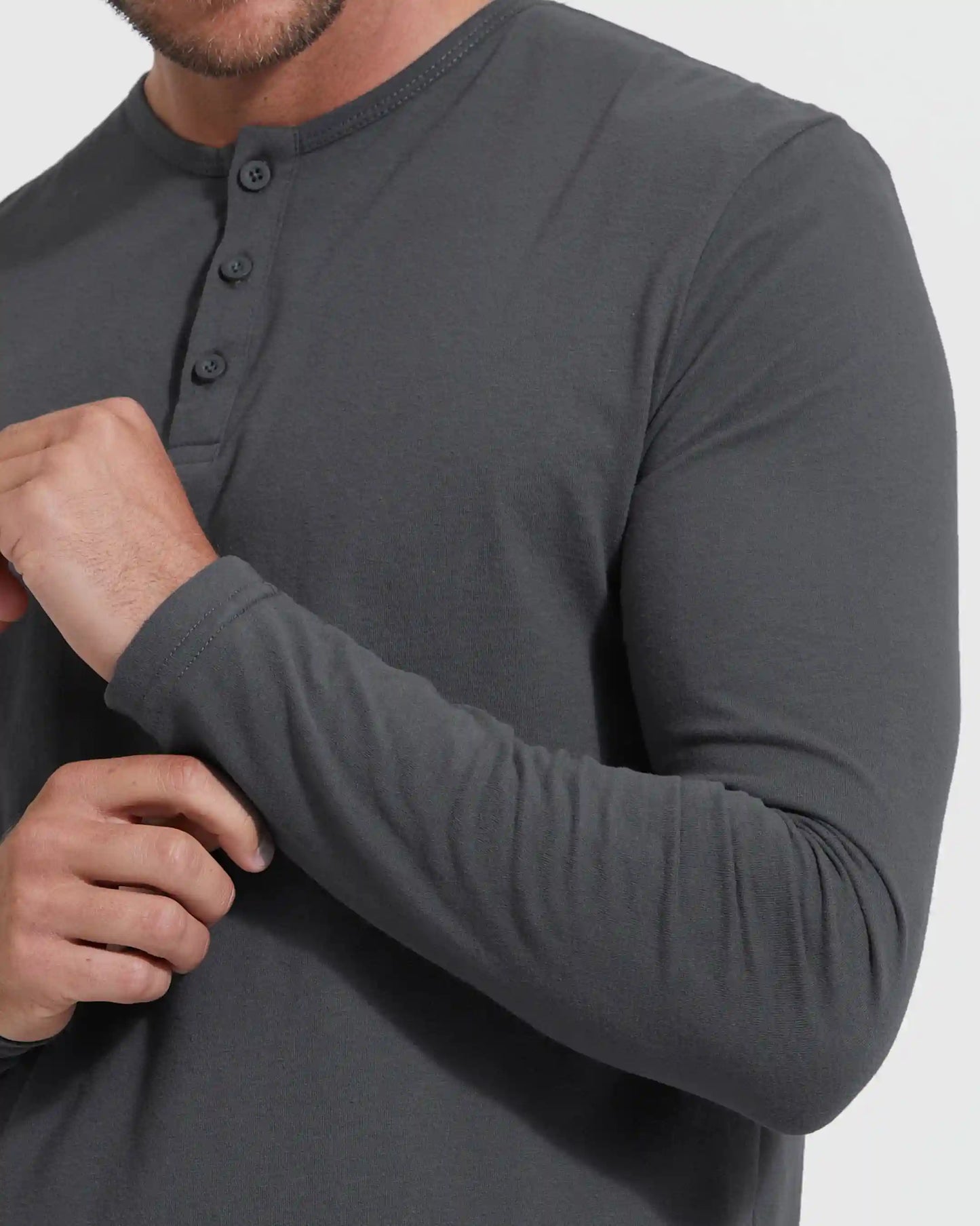 All Carbon Classic Henley 3-Pack