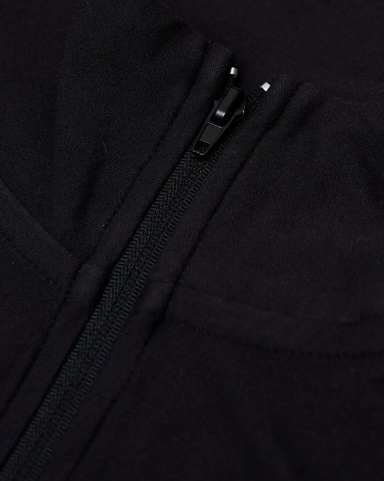 Black Active Quarter Zip Shirt