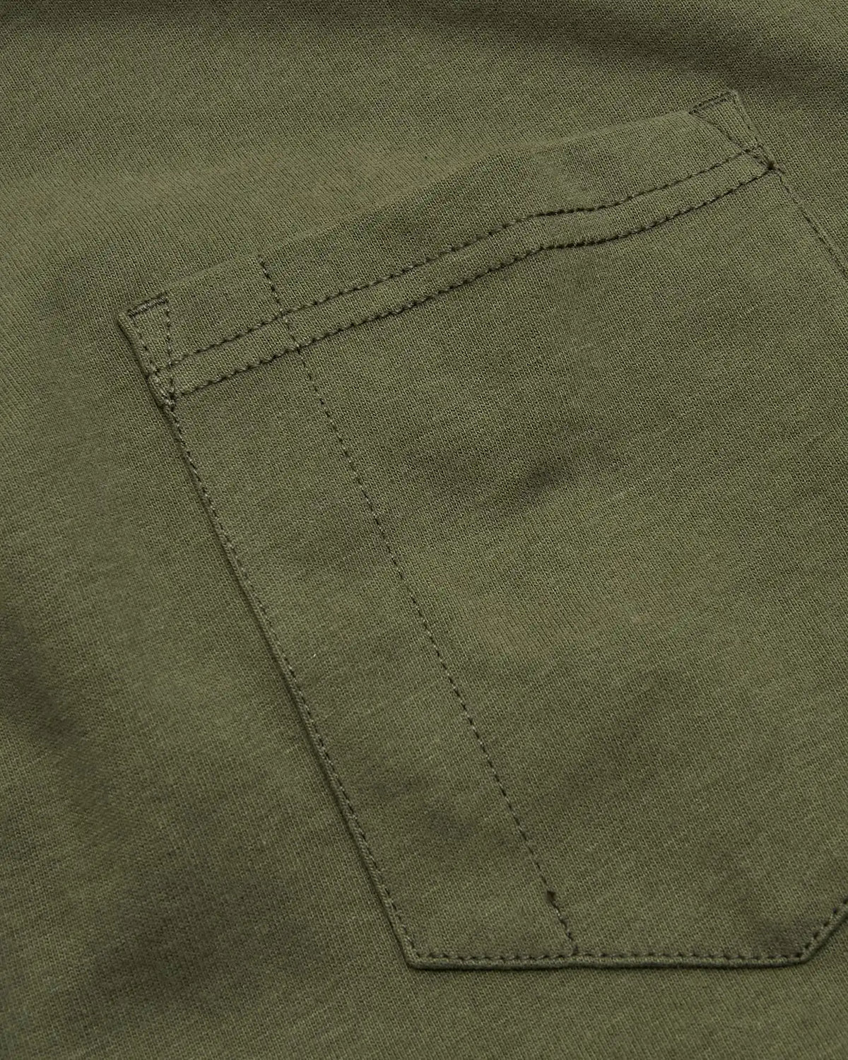 Military Green Heavyweight Pocket Crew