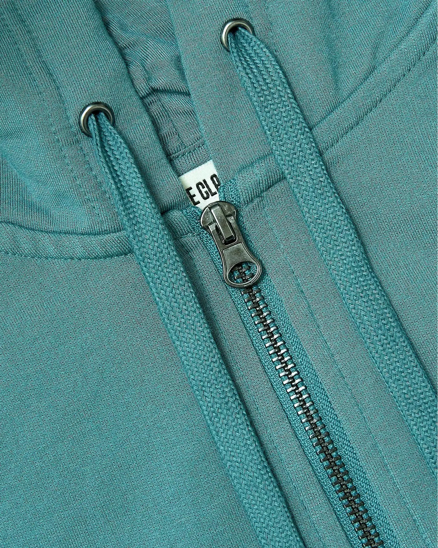Womens Stormcloud Crop Zip Hoodie