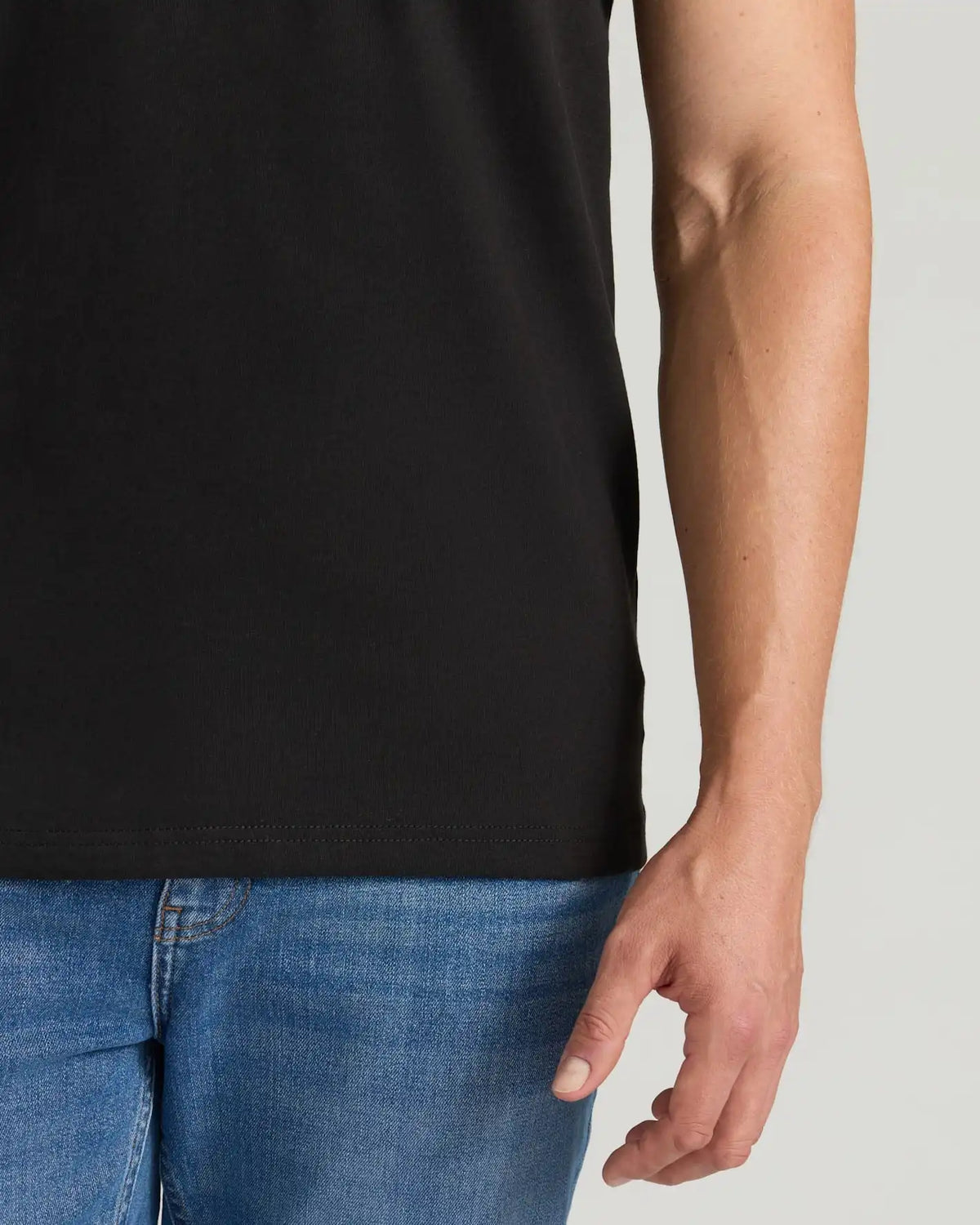 All Black Tall Heavyweight Crew 3-Pack