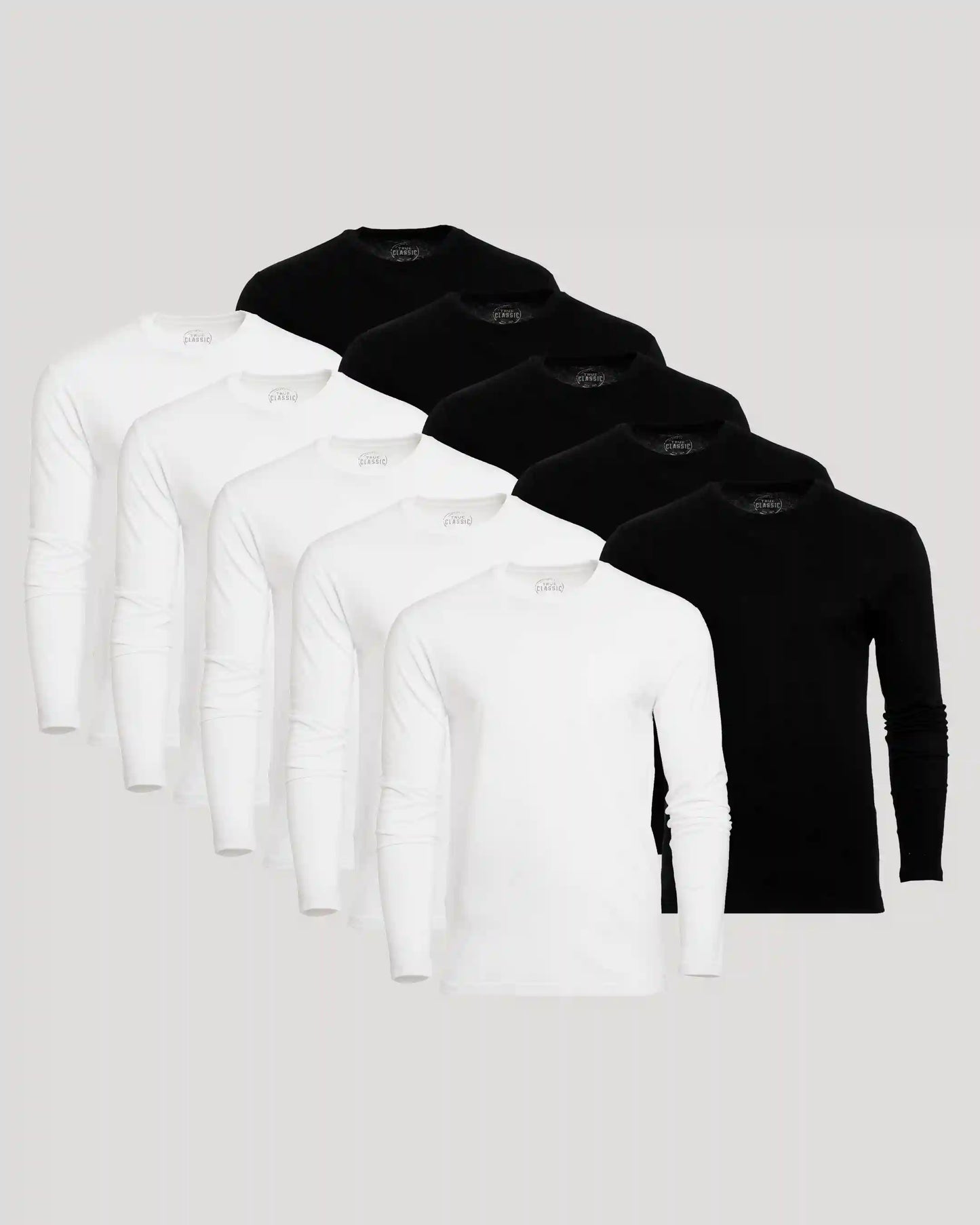 Classic Long Sleeve Crew Neck 10-Pack