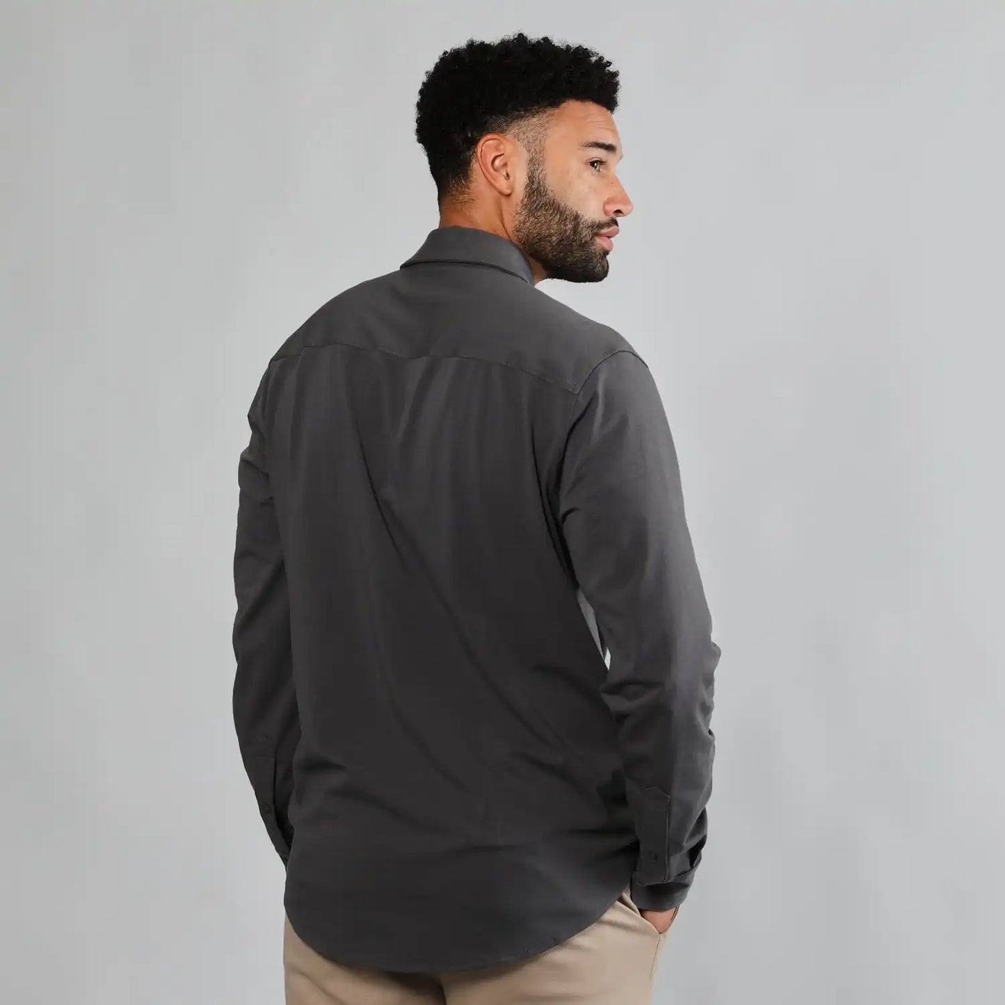 Carbon Long Sleeve Knit Shirt