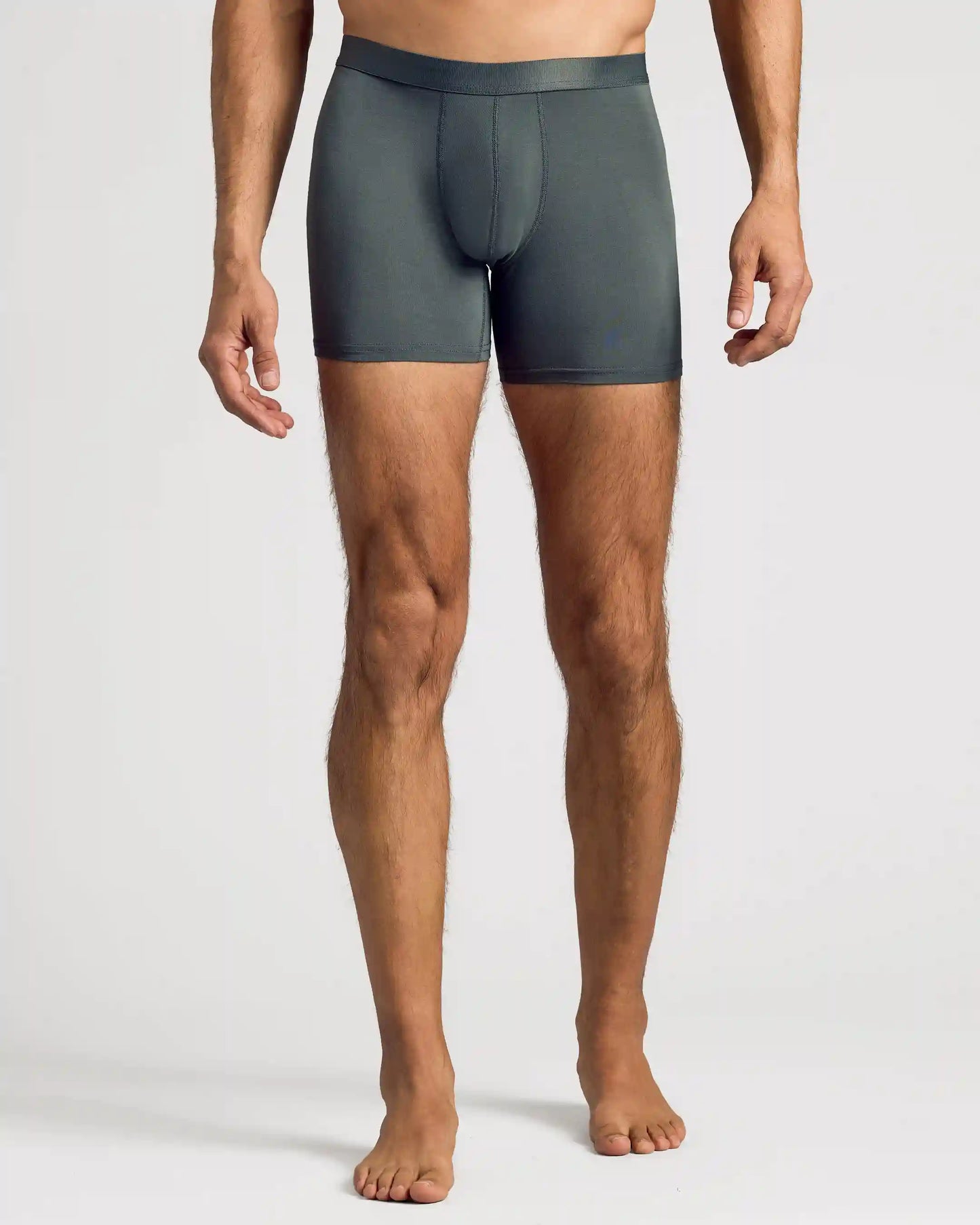 Carbon & Navy Boxer Briefs 6-Pack