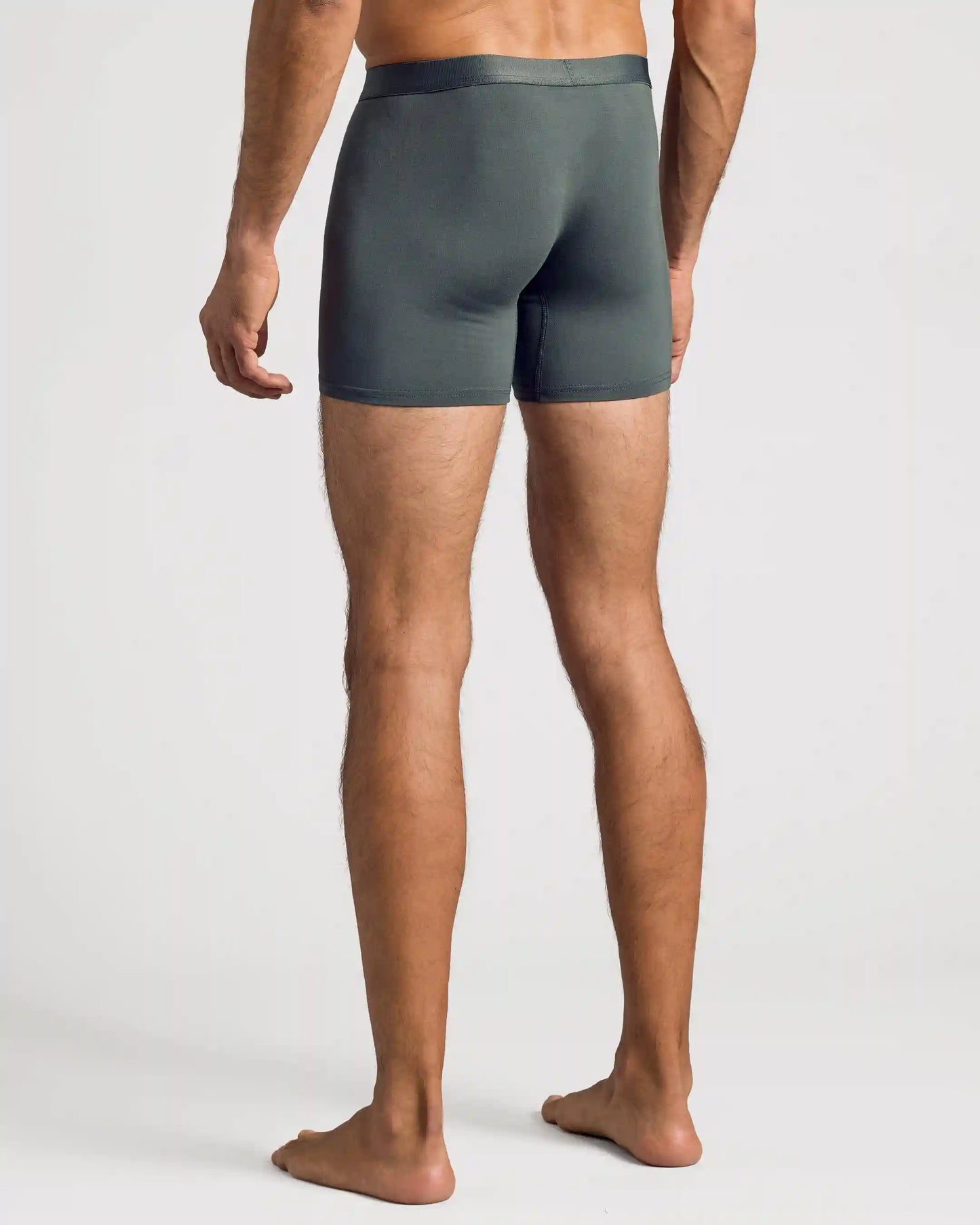 Carbon & Navy Boxer Briefs 6-Pack
