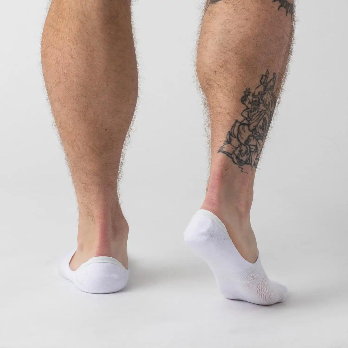 White Never Show Socks 3 Pack
