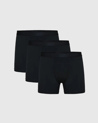 Black Boxer Trunks 3-Pack