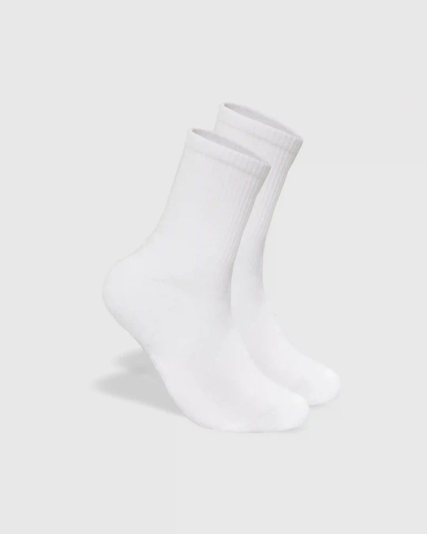 White Half Crew Socks 3-Pack