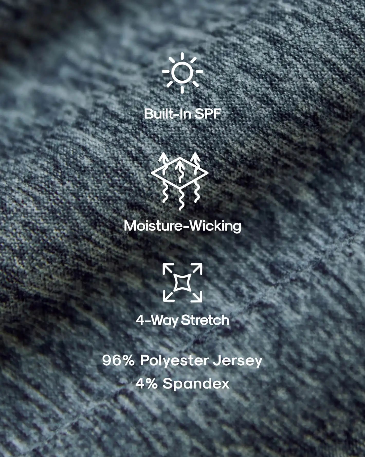 Heather Navy Active Crew Neck Tee