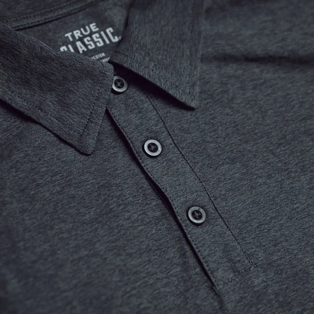 Charcoal Heather Gray Active Polo 2.0