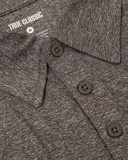 Heather Cocoa Active Polo 2.0