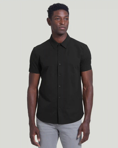 Black Commuter Short Sleeve Shirt