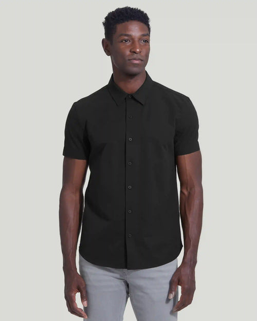 Black Commuter Short Sleeve Shirt