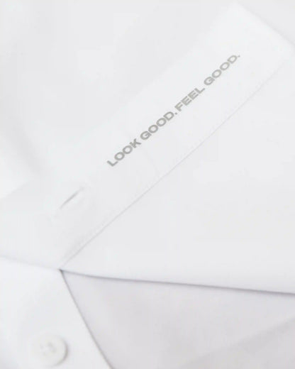 White Commuter Short Sleeve Shirt