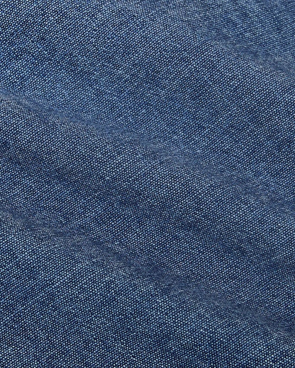 Light Indigo Wash Short Sleeve Stretch Chambray Shirt