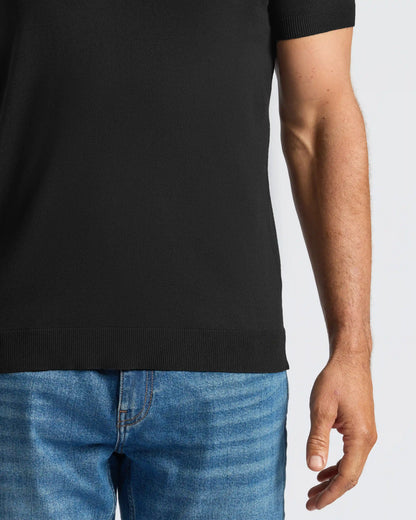 Black Dressy Polo
