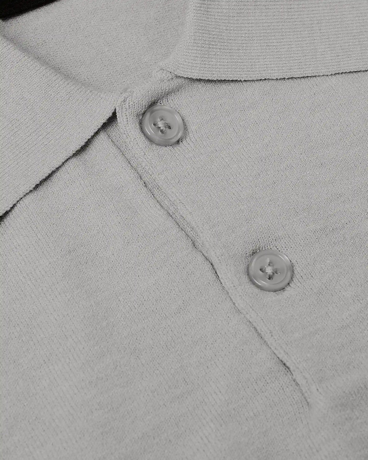 Heather Gray Dressy Polo