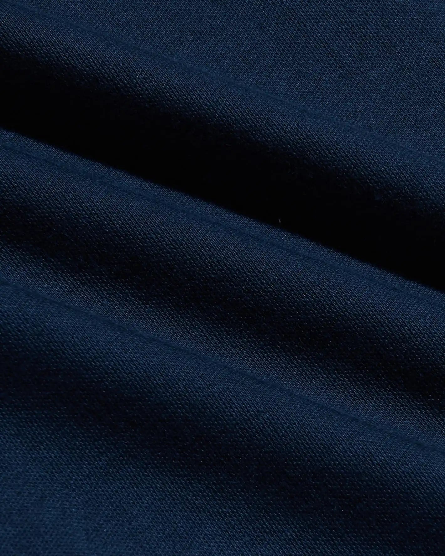 Navy Pima Cotton Blend Crew