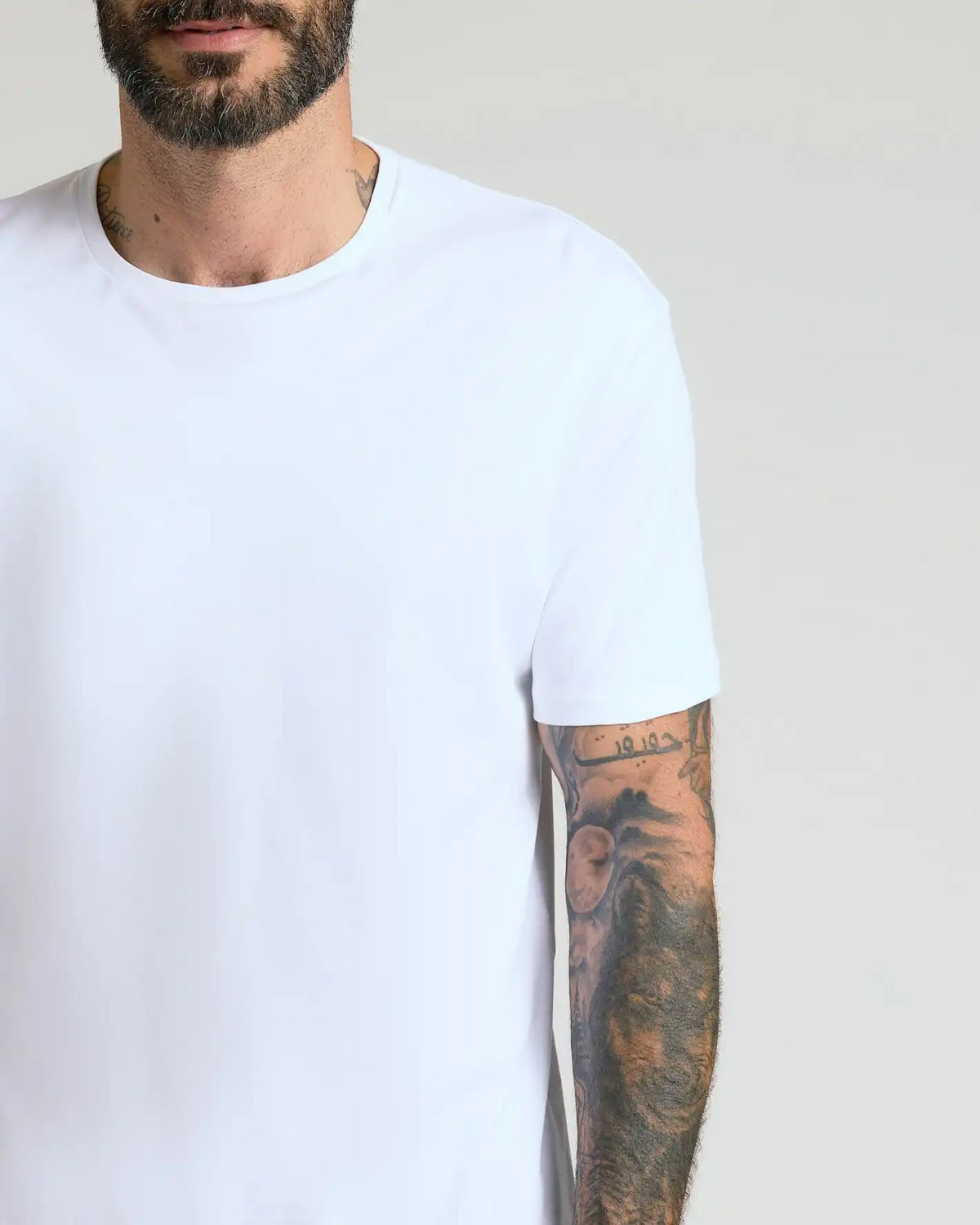 Black & White Pima Cotton Blend Crew 7-Pack
