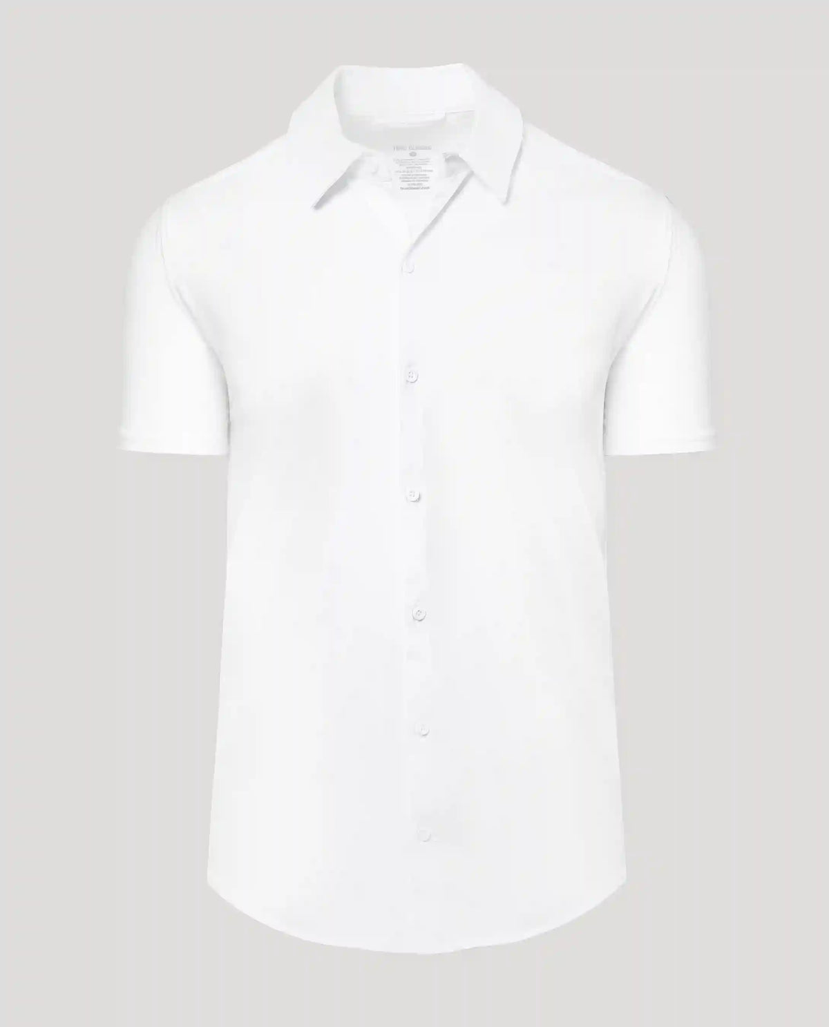 White Short Sleeve Comfort Knit Shirt