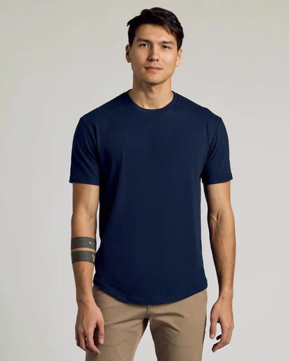 Classic Curved Hem Crew Neck 6-Pack