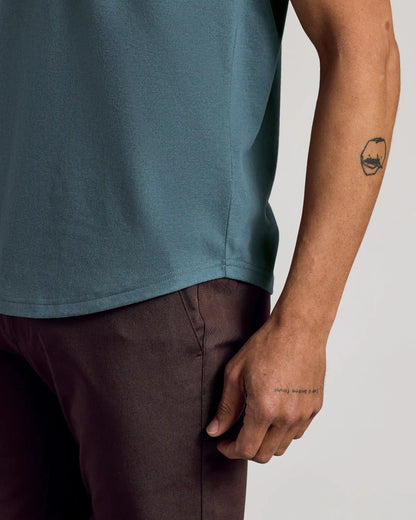 Neptune Curved Hem Classic Crew Neck