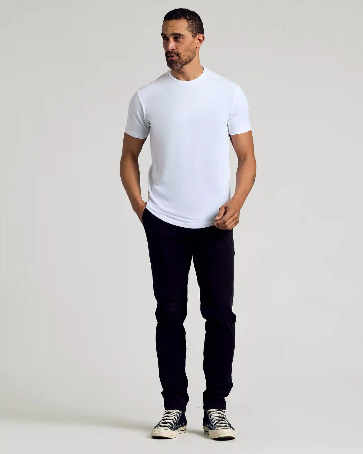Classic Curved Hem Crew Neck 6-Pack