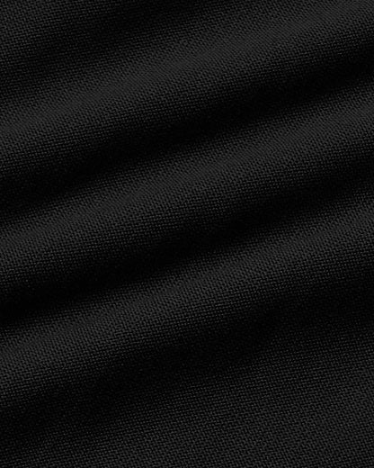 Black Active Curved Hem Crew
