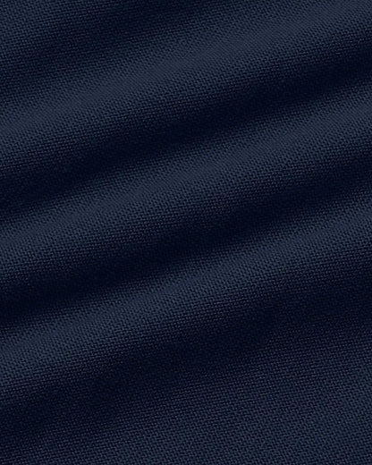 Navy Active Curved Hem Crew