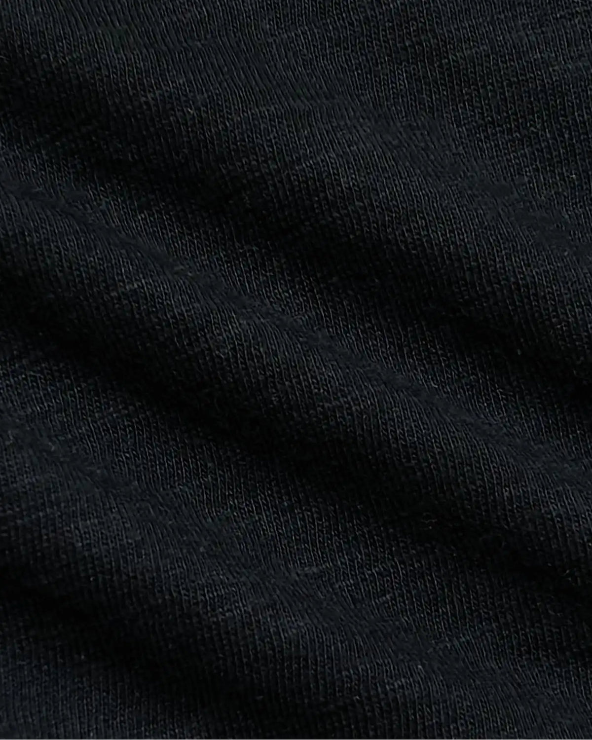 Womens Black Slub Scoop Neck Tee