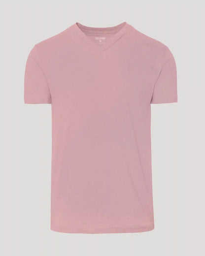 Light Heather Boysenberry Classic V-Neck