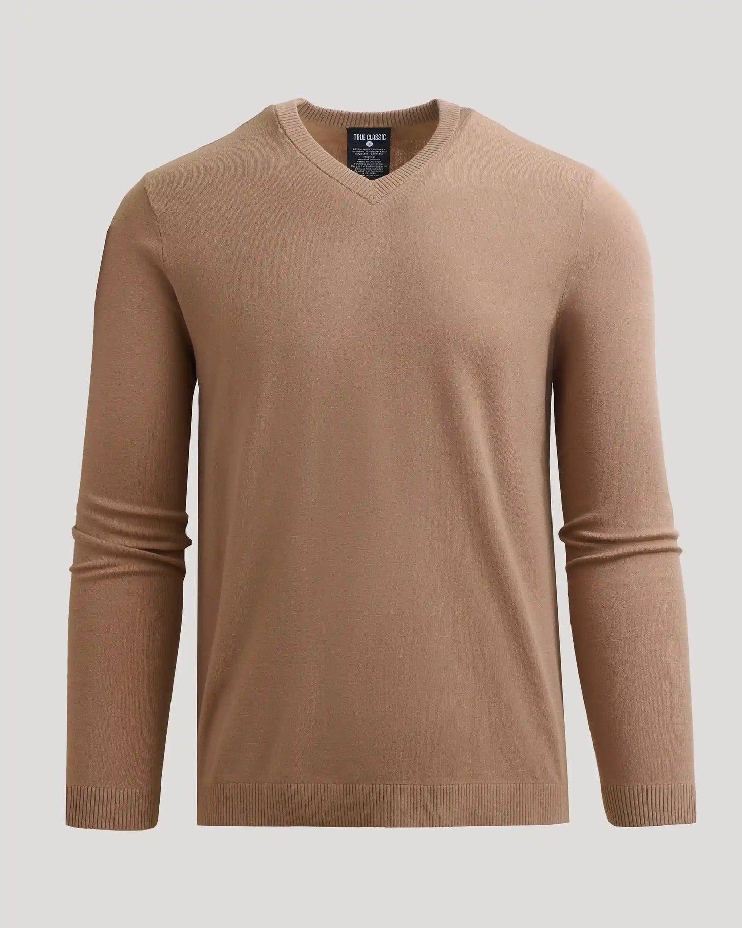 Truffle Dressy V-Neck Sweater