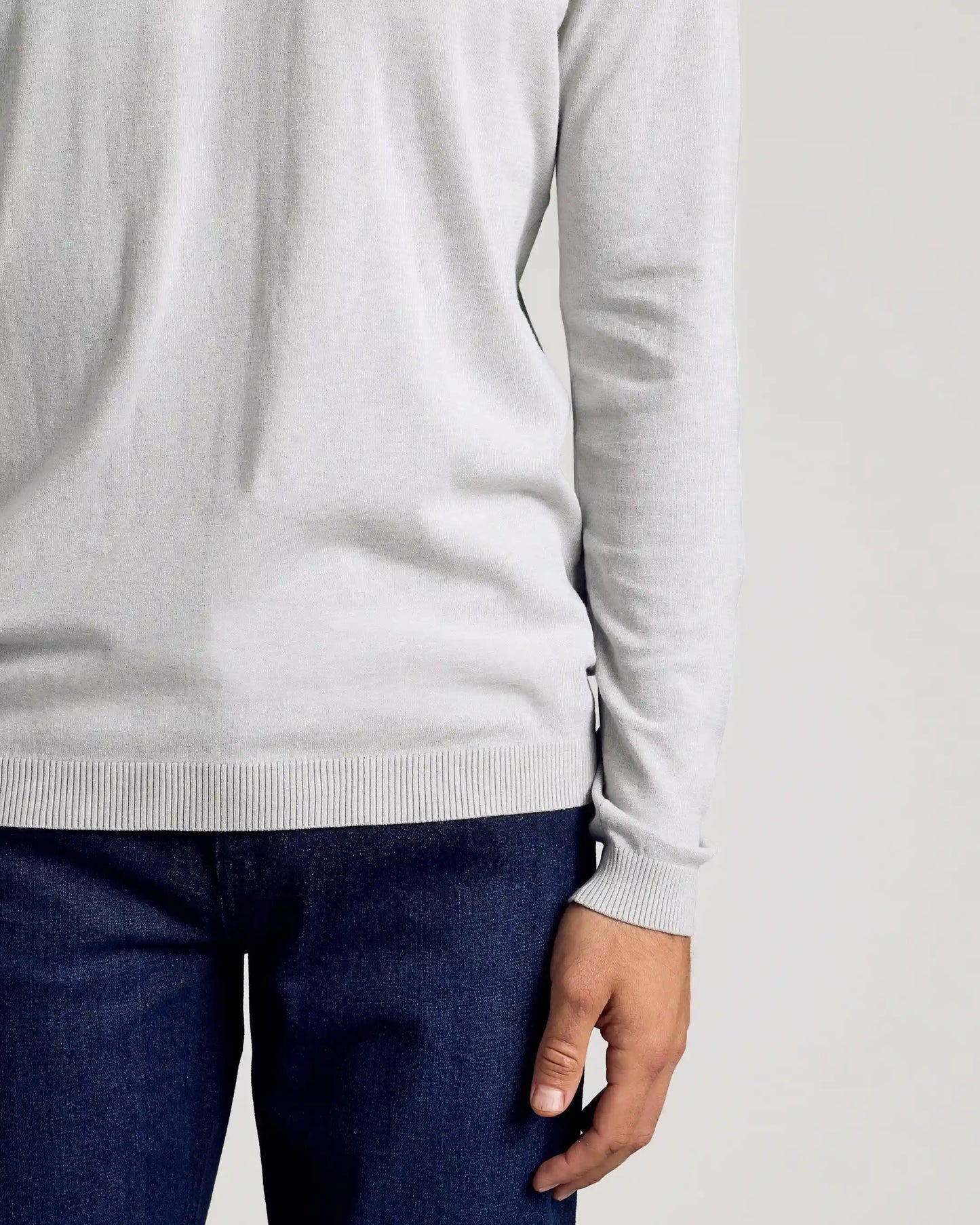 Truffle & Heather Gray Crew Neck Sweater 2-Pack