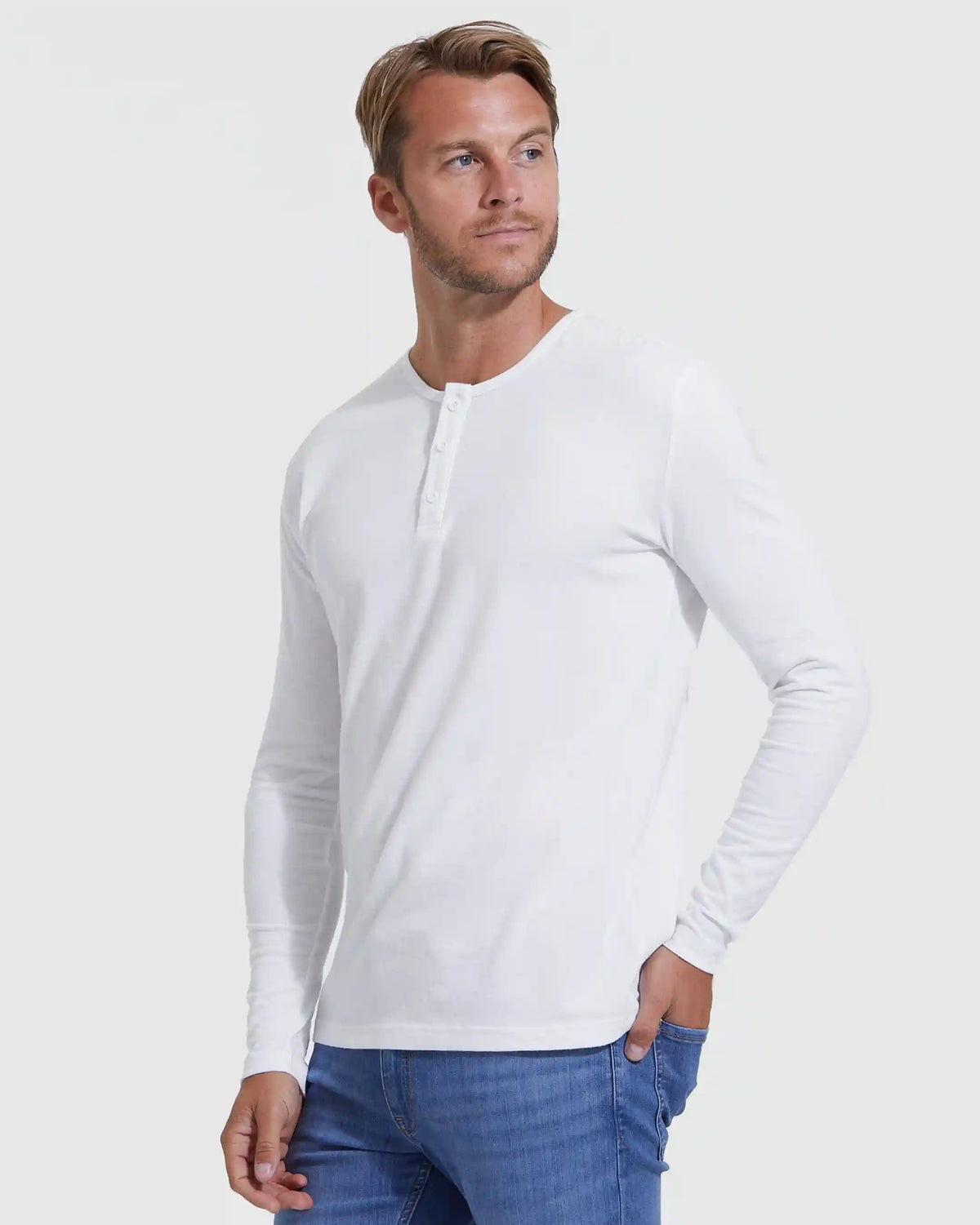 Classic Long Sleeve Henley 3-Pack