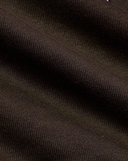 Dark Oak Fleece French Terry Pullover Hoodie