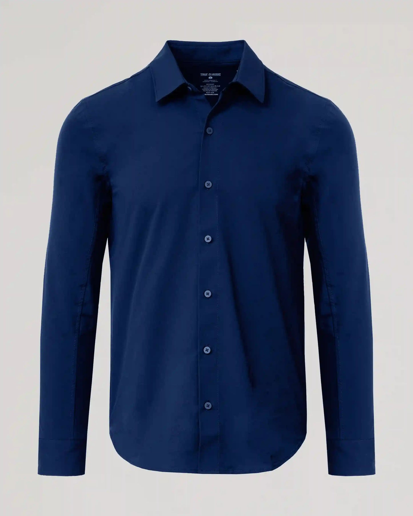 Navy Commuter Long Sleeve Shirt