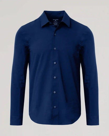Navy Commuter Long Sleeve Shirt