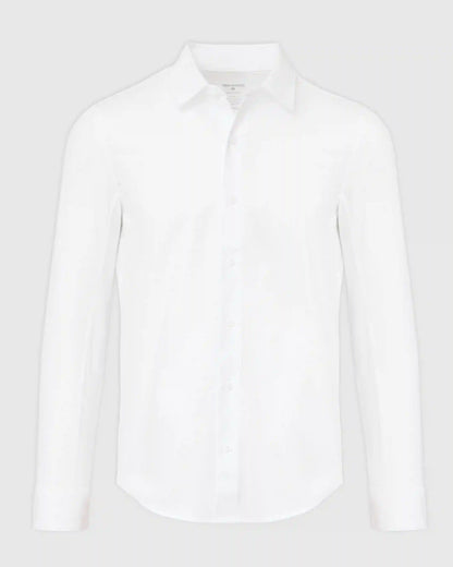 White Commuter Long Sleeve Shirt