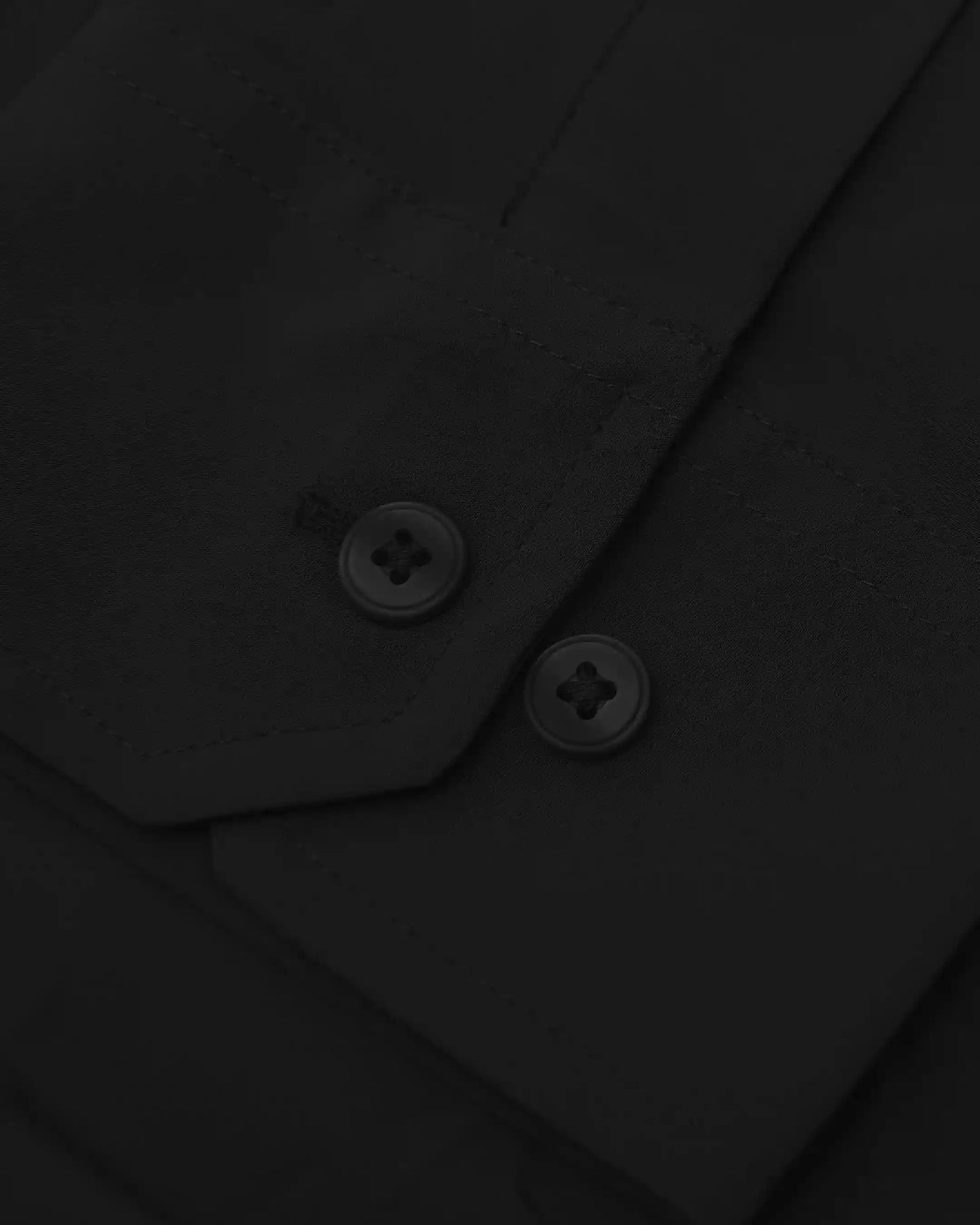 Black Lightweight Dress Shirt