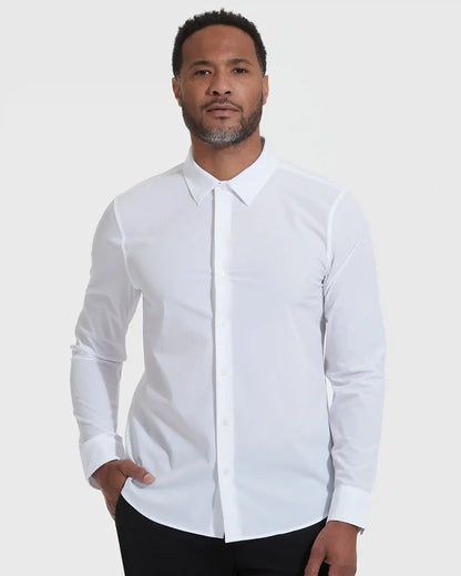 White Lightweight Dress Shirt