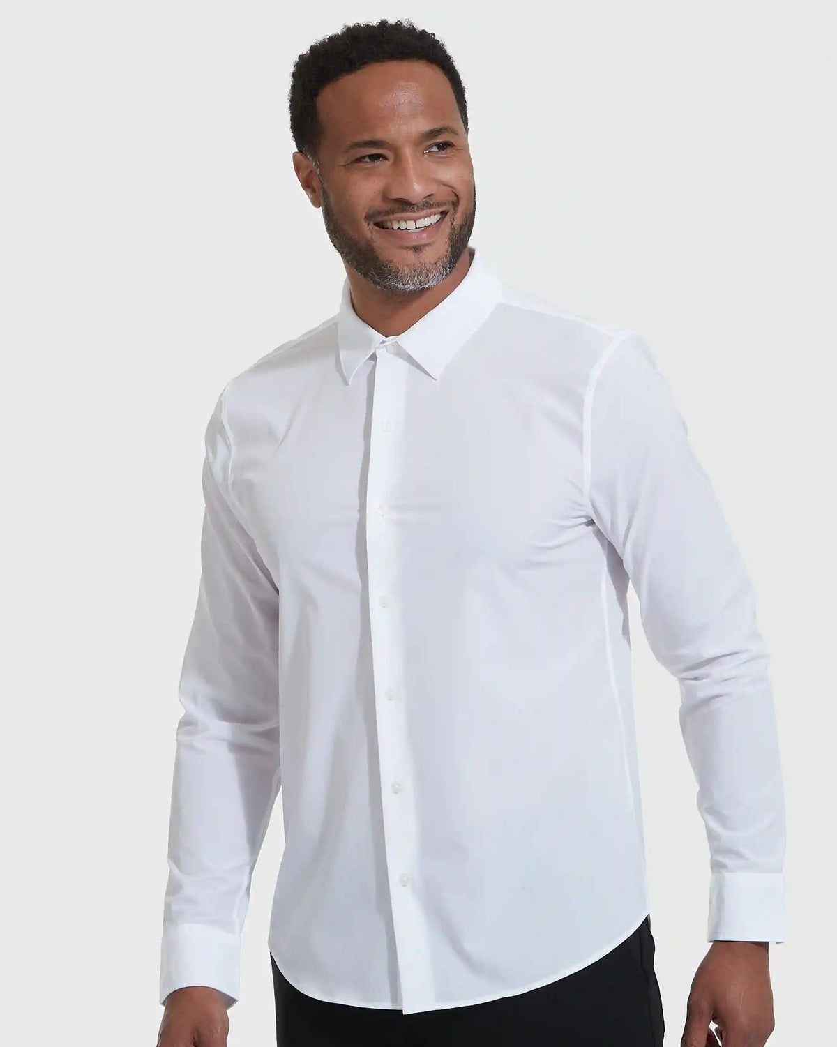 White Lightweight Dress Shirt