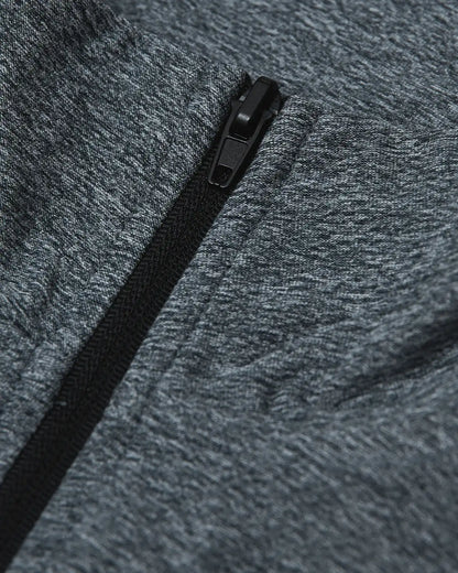 Heather Navy Active Quarter Zip Shirt
