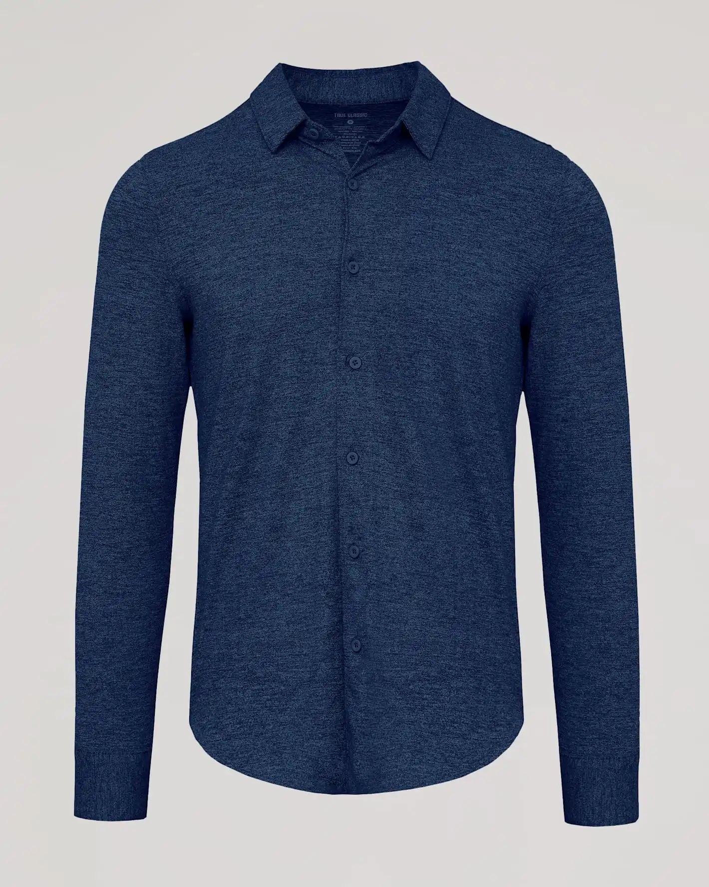 Dark Heather Navy Long Sleeve Do-It-All Comfort Shirt