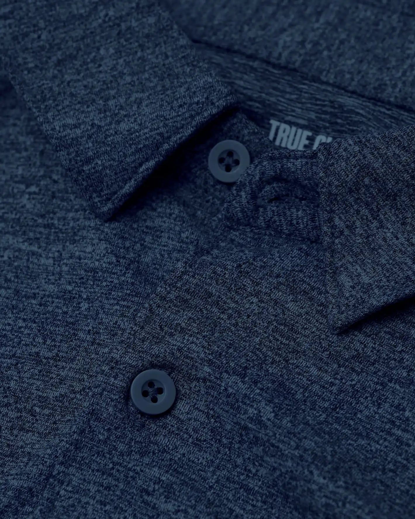 Dark Heather Navy Long Sleeve Do-It-All Comfort Shirt