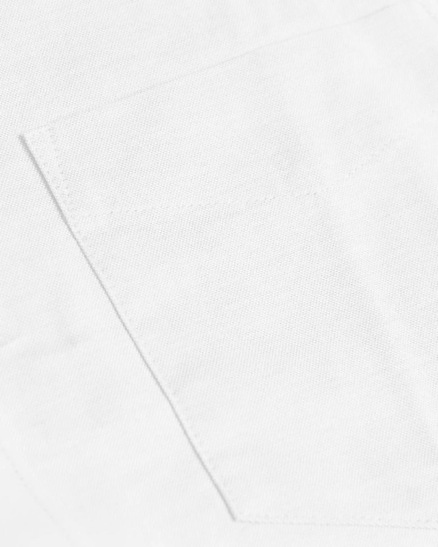 White Stretch Oxford Long Sleeve Button Up Shirt
