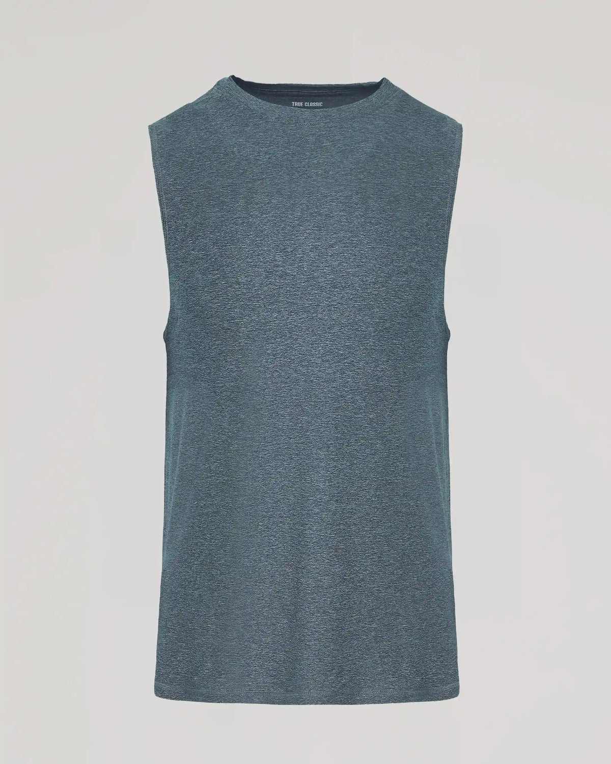 Heather Navy Sleeveless Active Muscle Tee